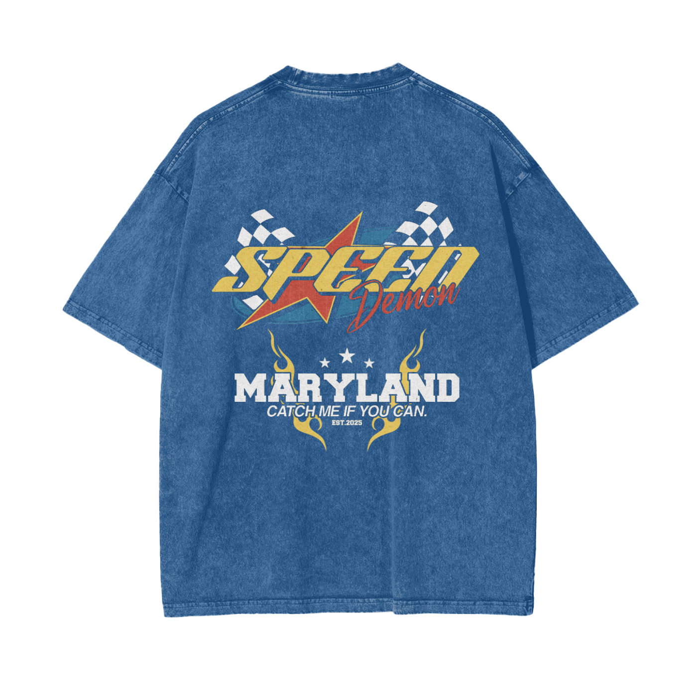 Speed Demon "Maryland" Washed T-Shirt
