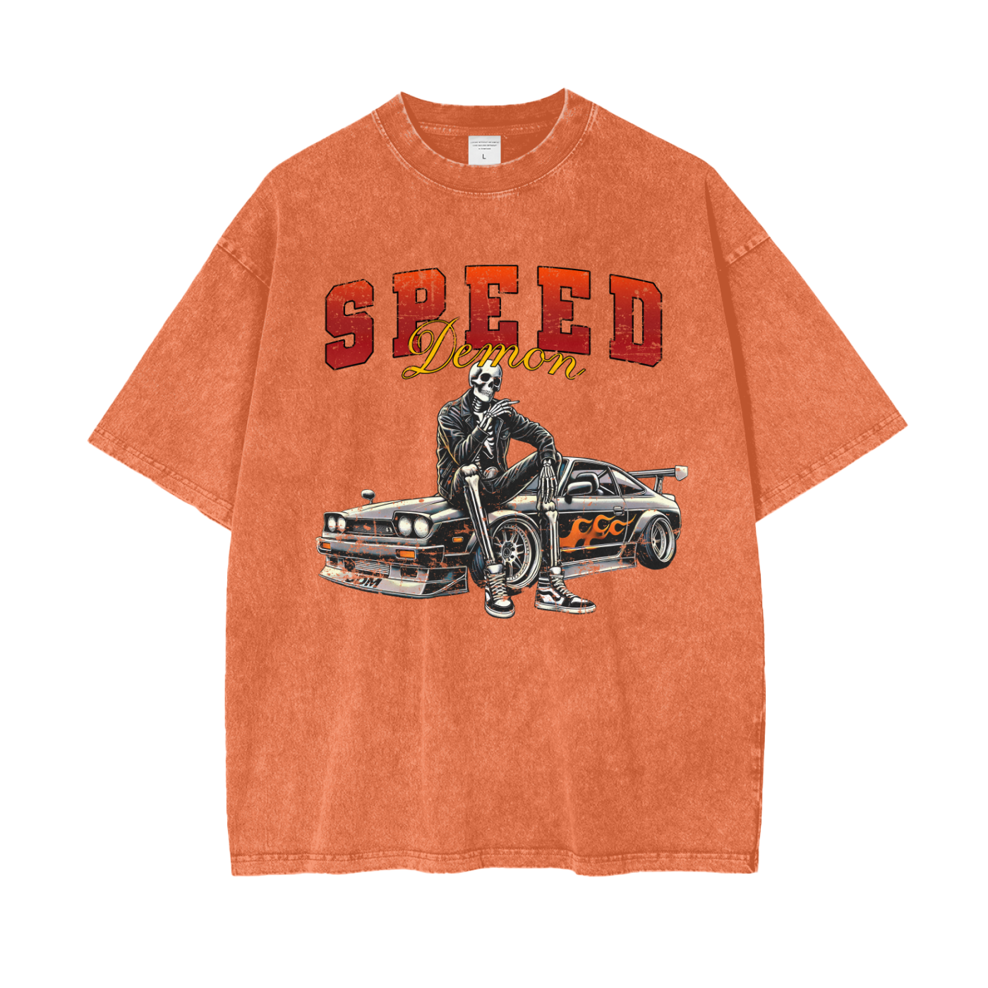 Skeleton Snow Washed T-Shirt