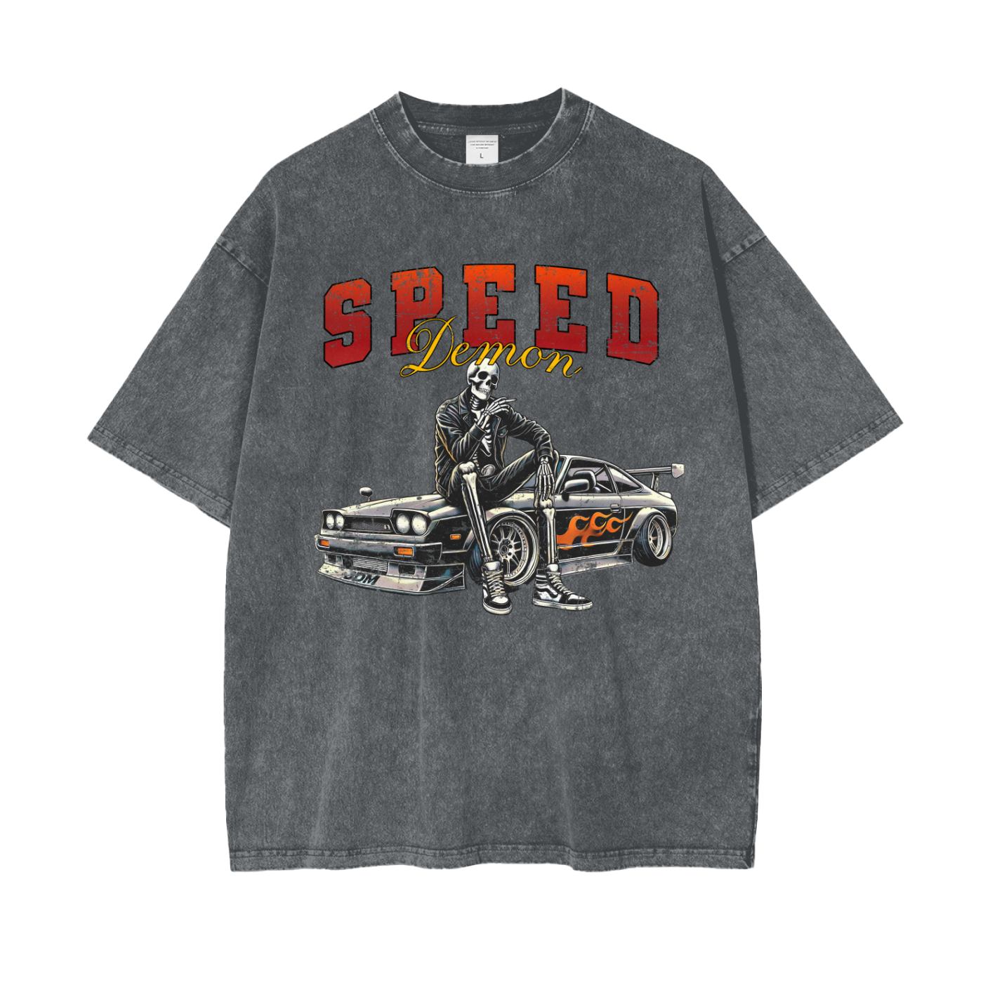 Skeleton Snow Washed T-Shirt