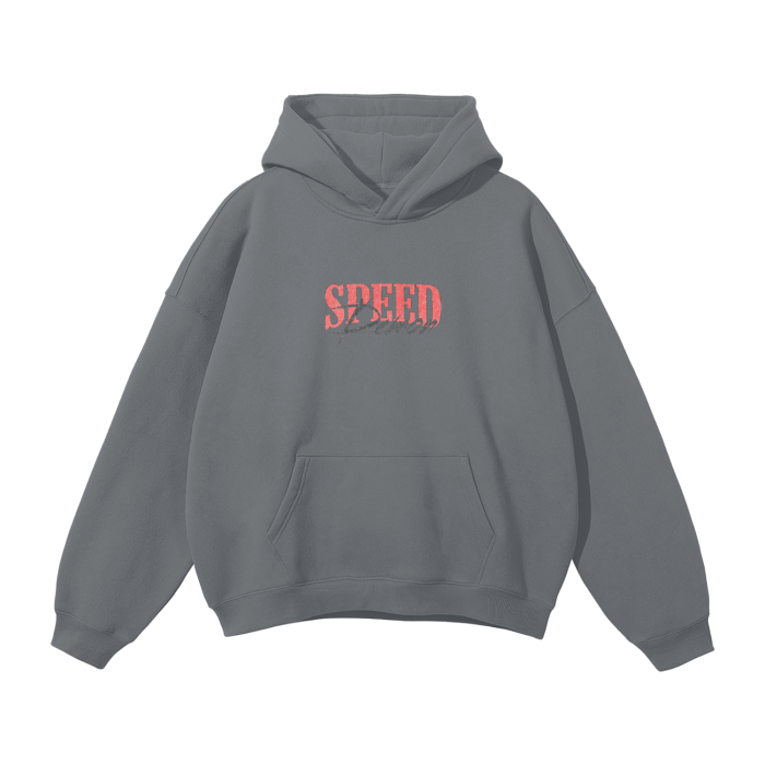 Racing Oversized Fleece Hoodie