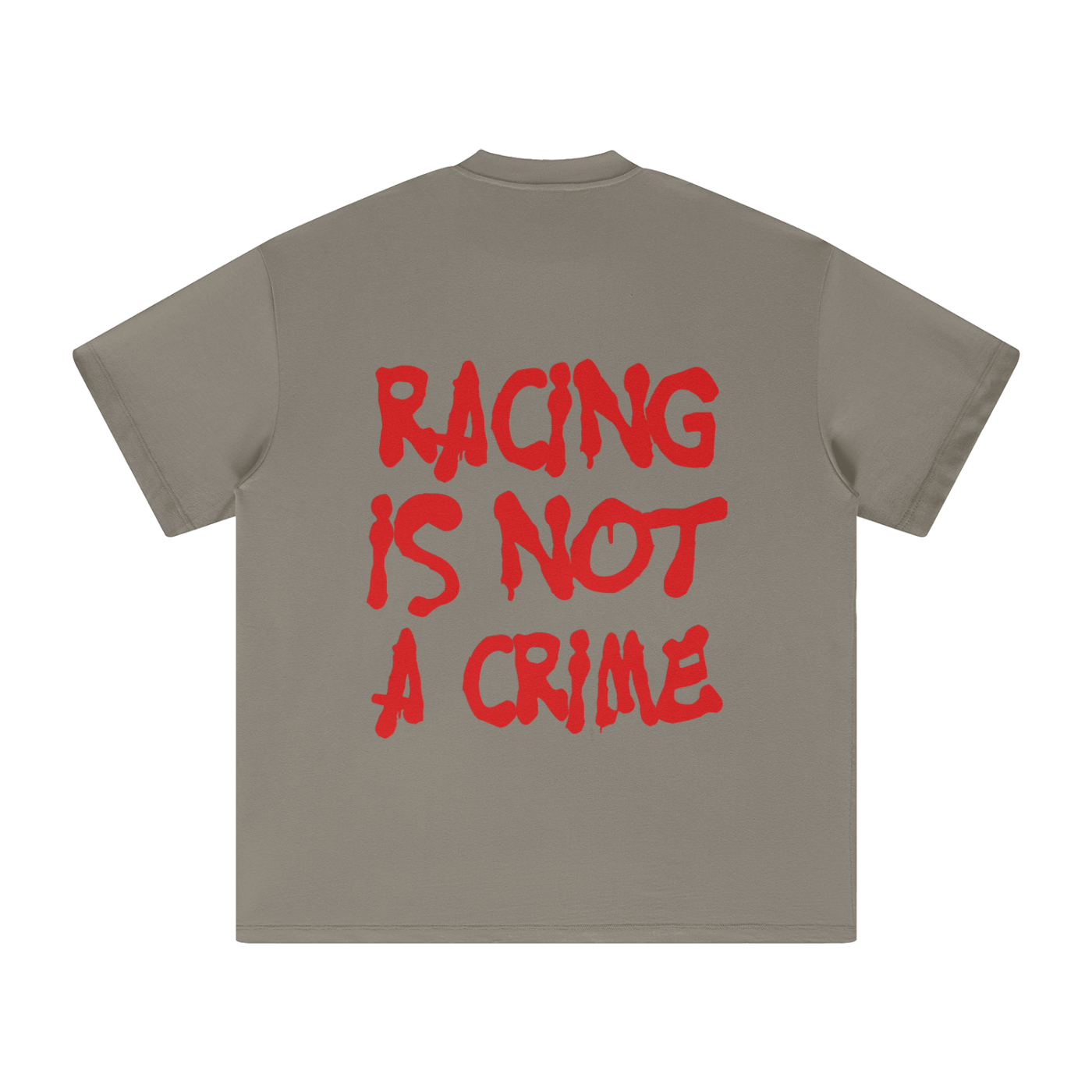 Racing Is Not a Crime T-Shirt - Speed Enthusiast Apparel