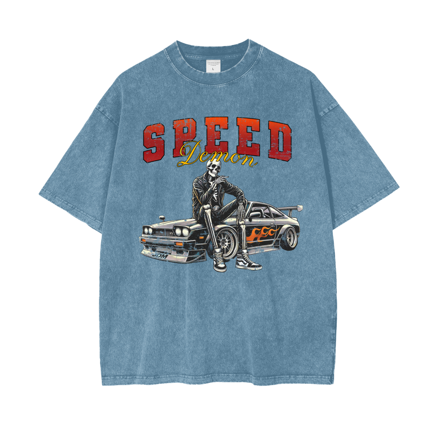 Skeleton Snow Washed T-Shirt