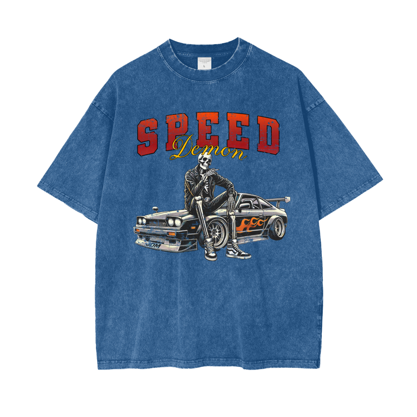 Skeleton Snow Washed T-Shirt