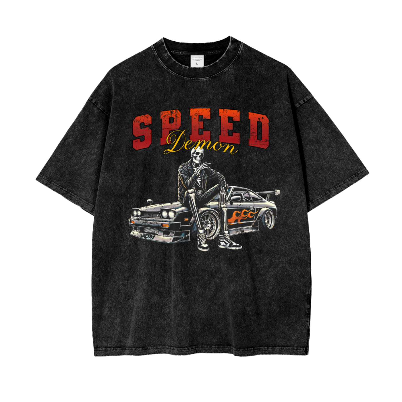 Skeleton Snow Washed T-Shirt