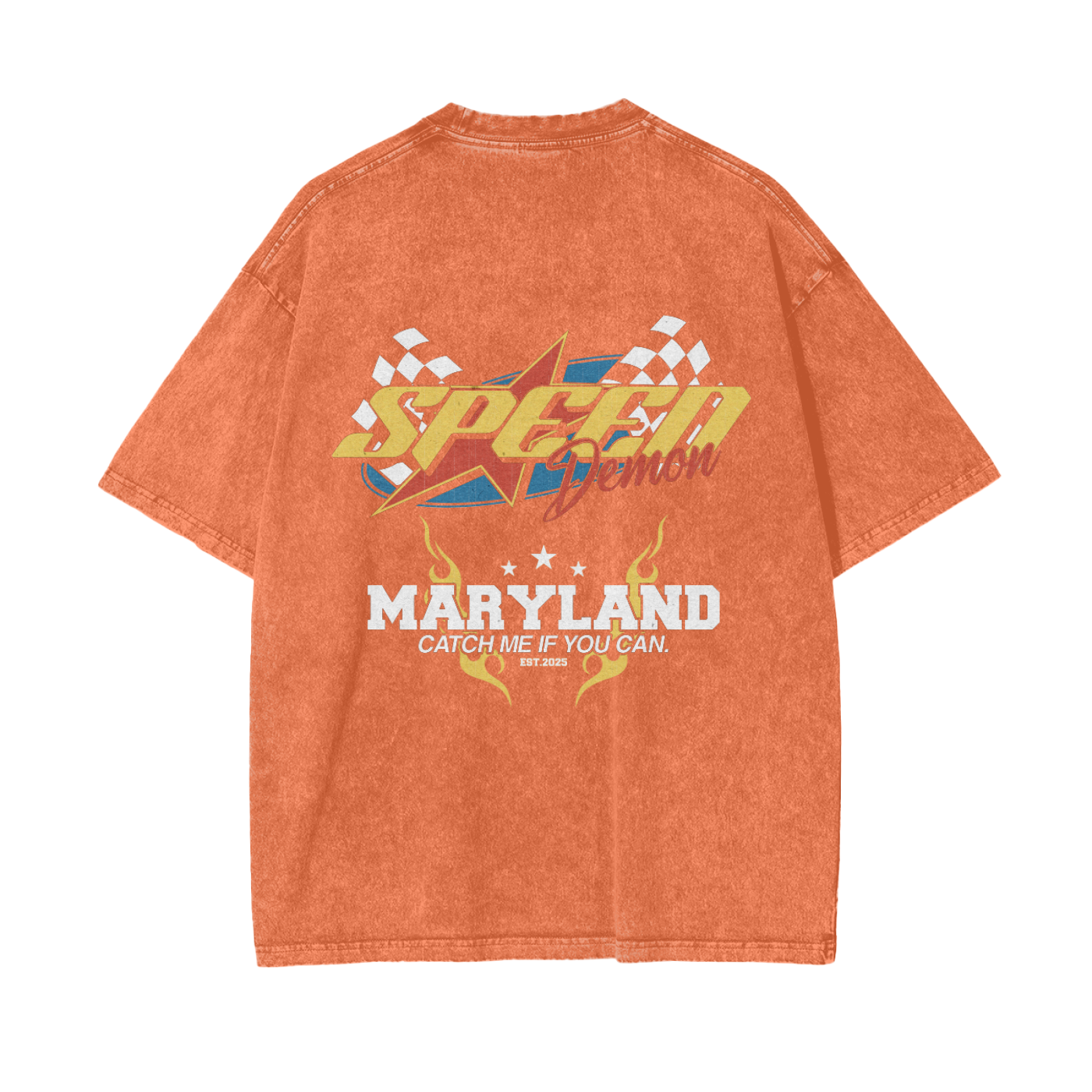 Speed Demon "Maryland" Washed T-Shirt