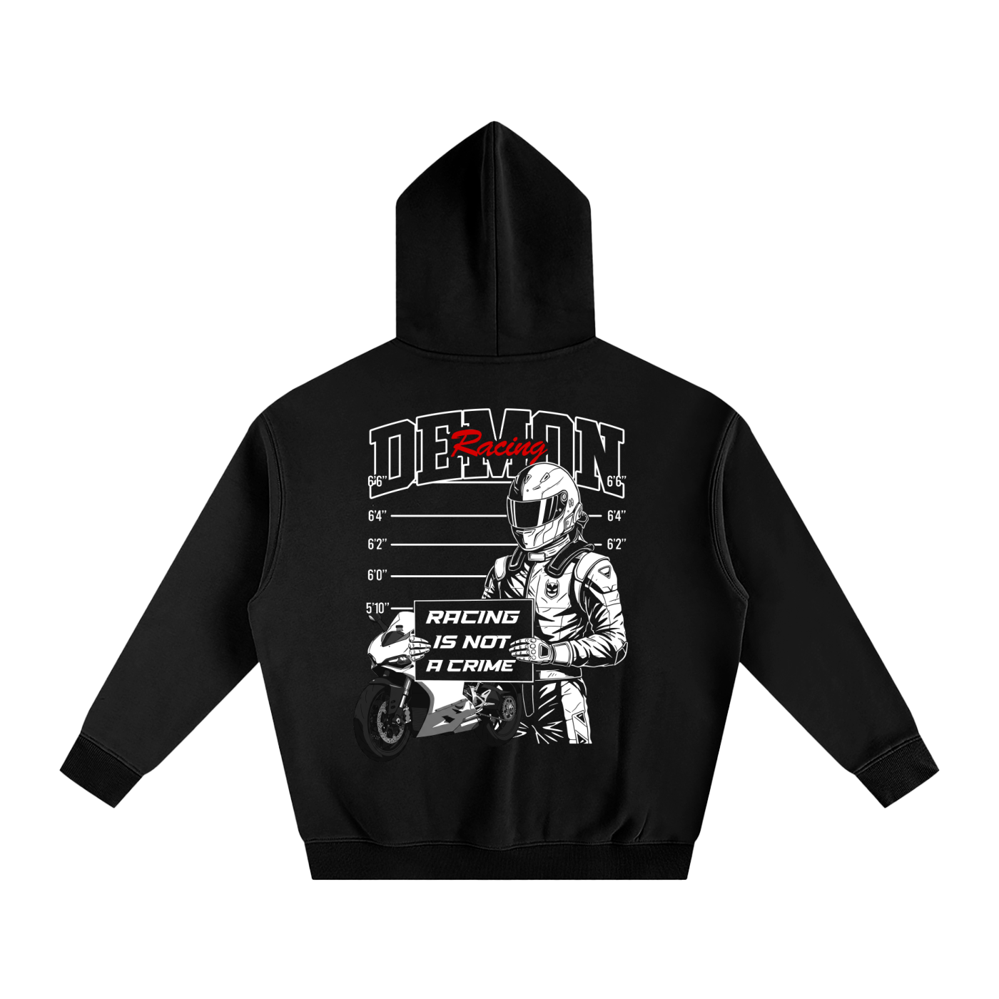 CAUGHT Oversize Fleeced Hoodie