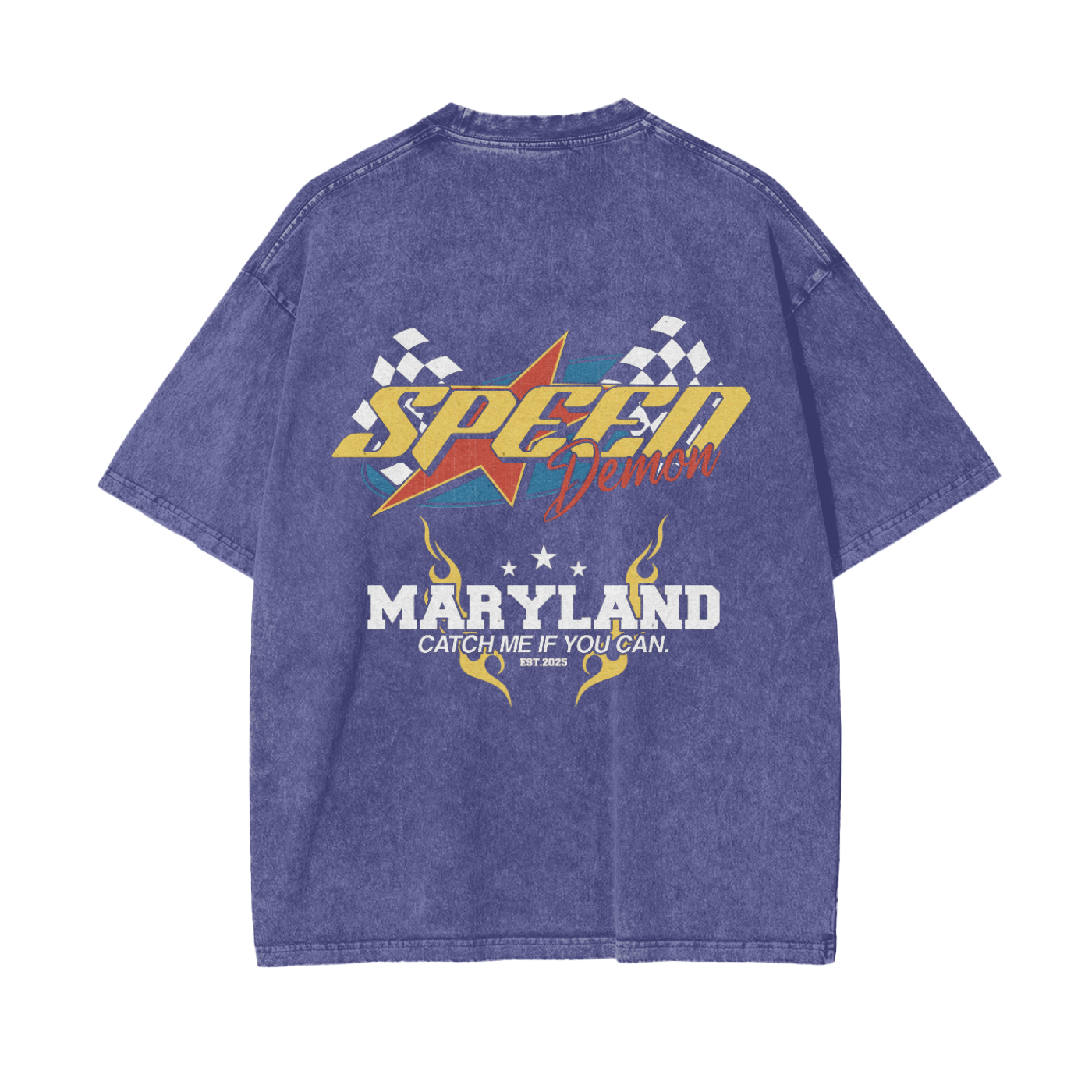 Speed Demon "Maryland" Washed T-Shirt