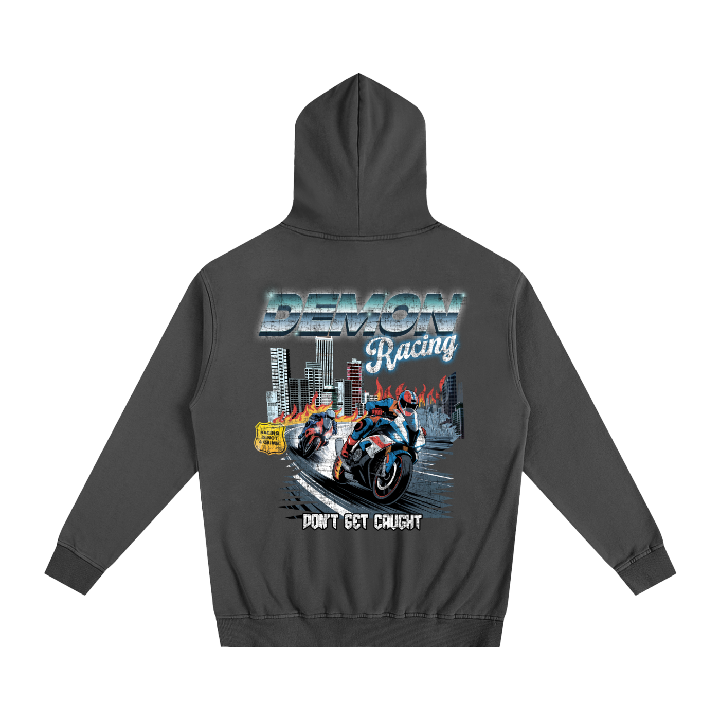 Hell On Wheels Oversized Essential Hoodie