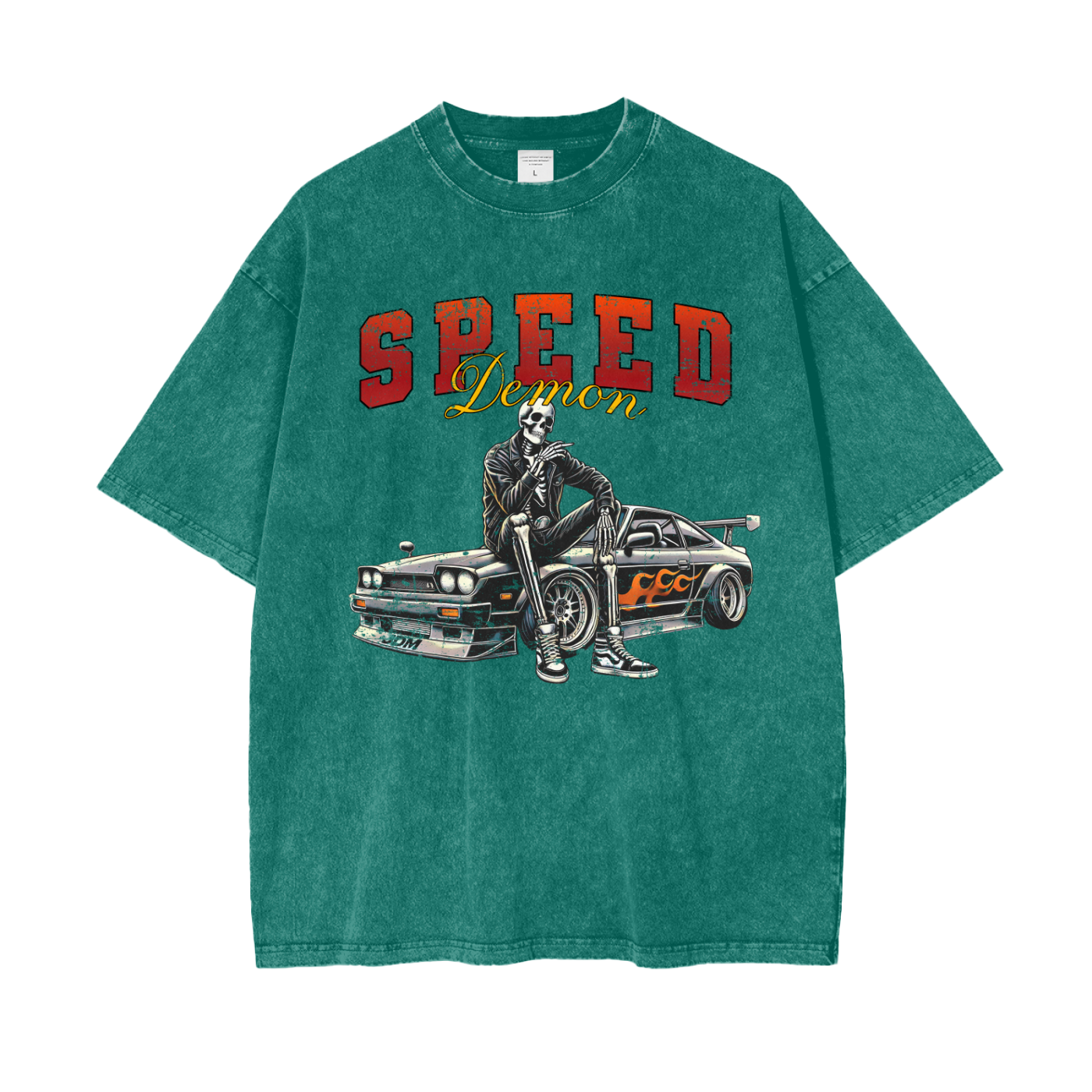 Skeleton Snow Washed T-Shirt