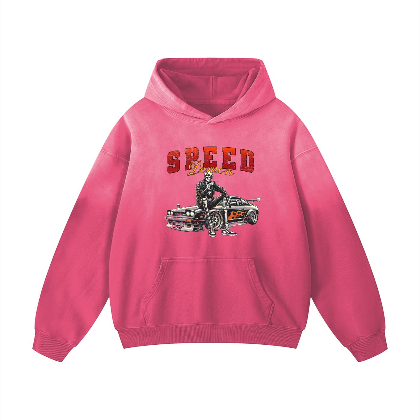 Skeleton Sunfade Oversized Hoodie