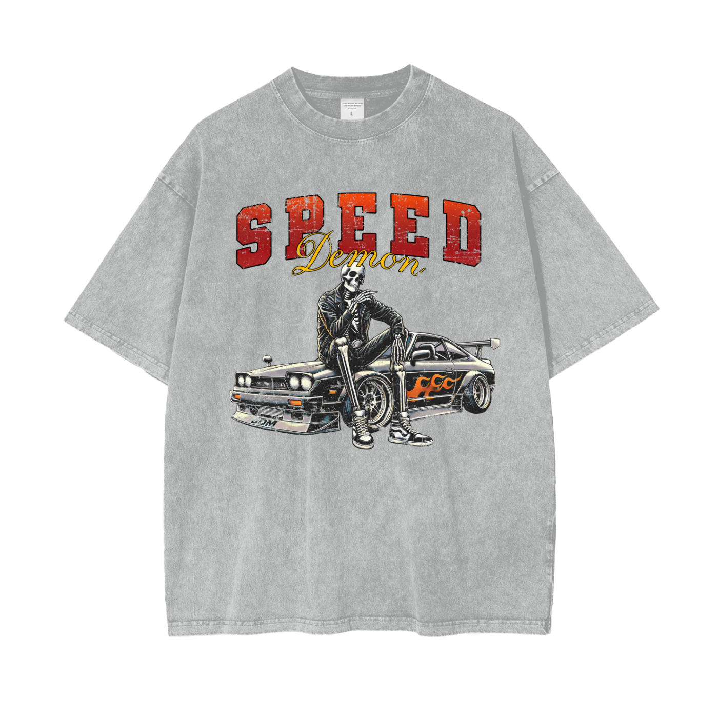 Skeleton Snow Washed T-Shirt