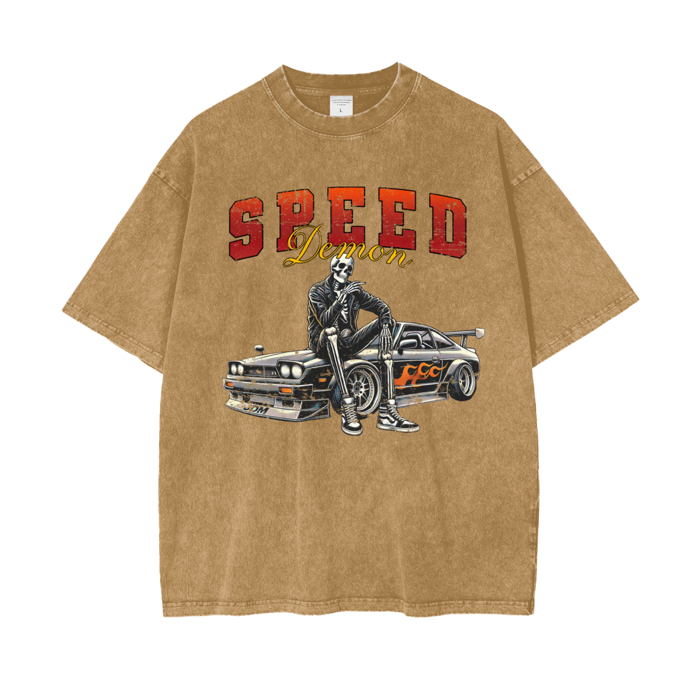 Skeleton Snow Washed T-Shirt