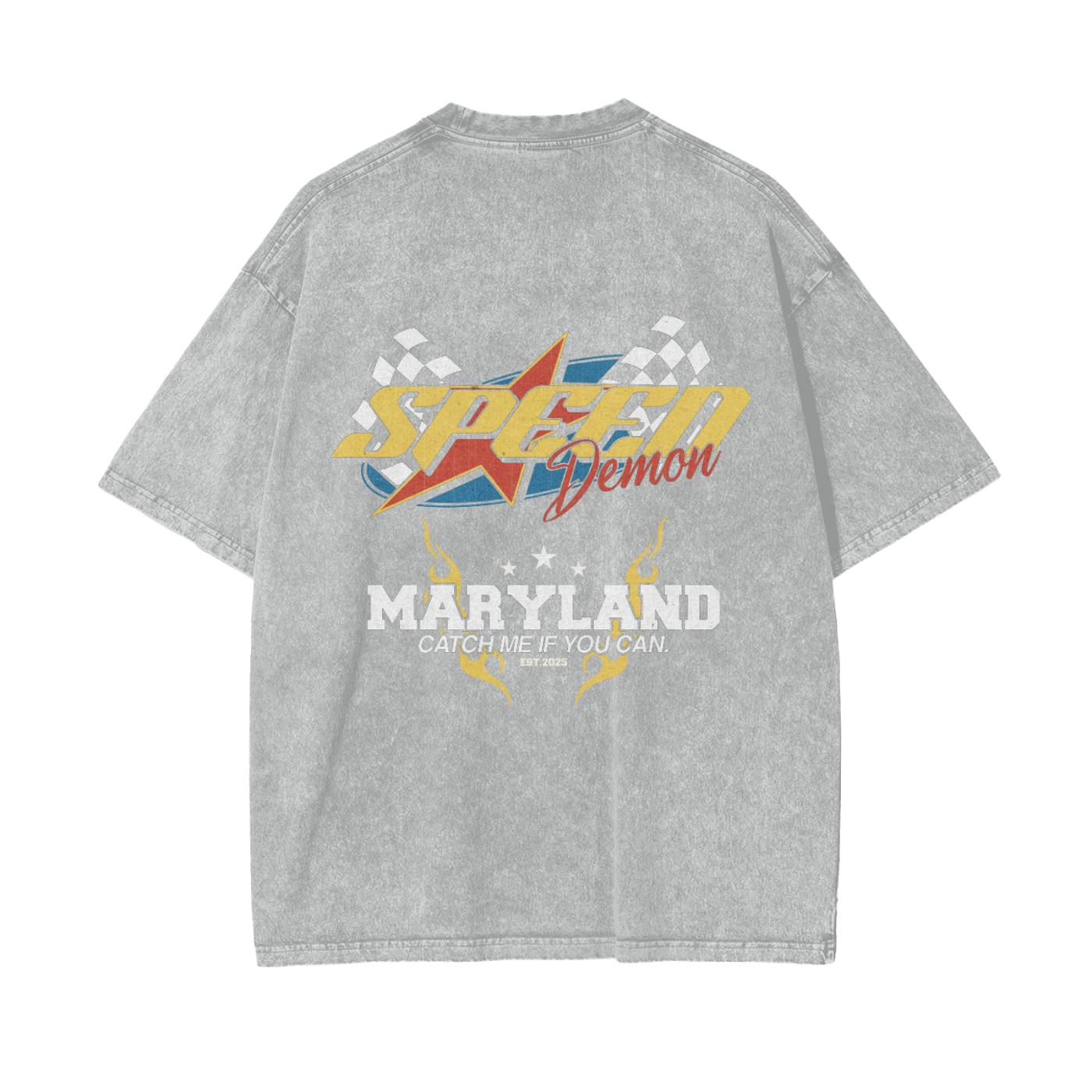 Speed Demon "Maryland" Washed T-Shirt