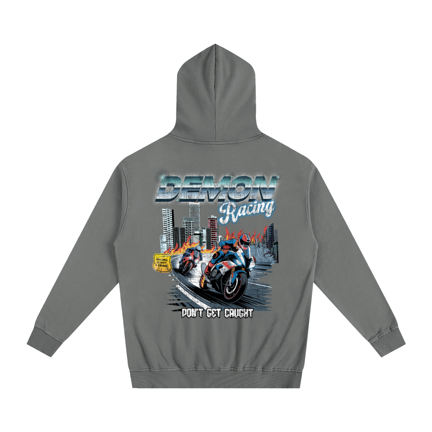Hell On Wheels Oversized Essential Hoodie