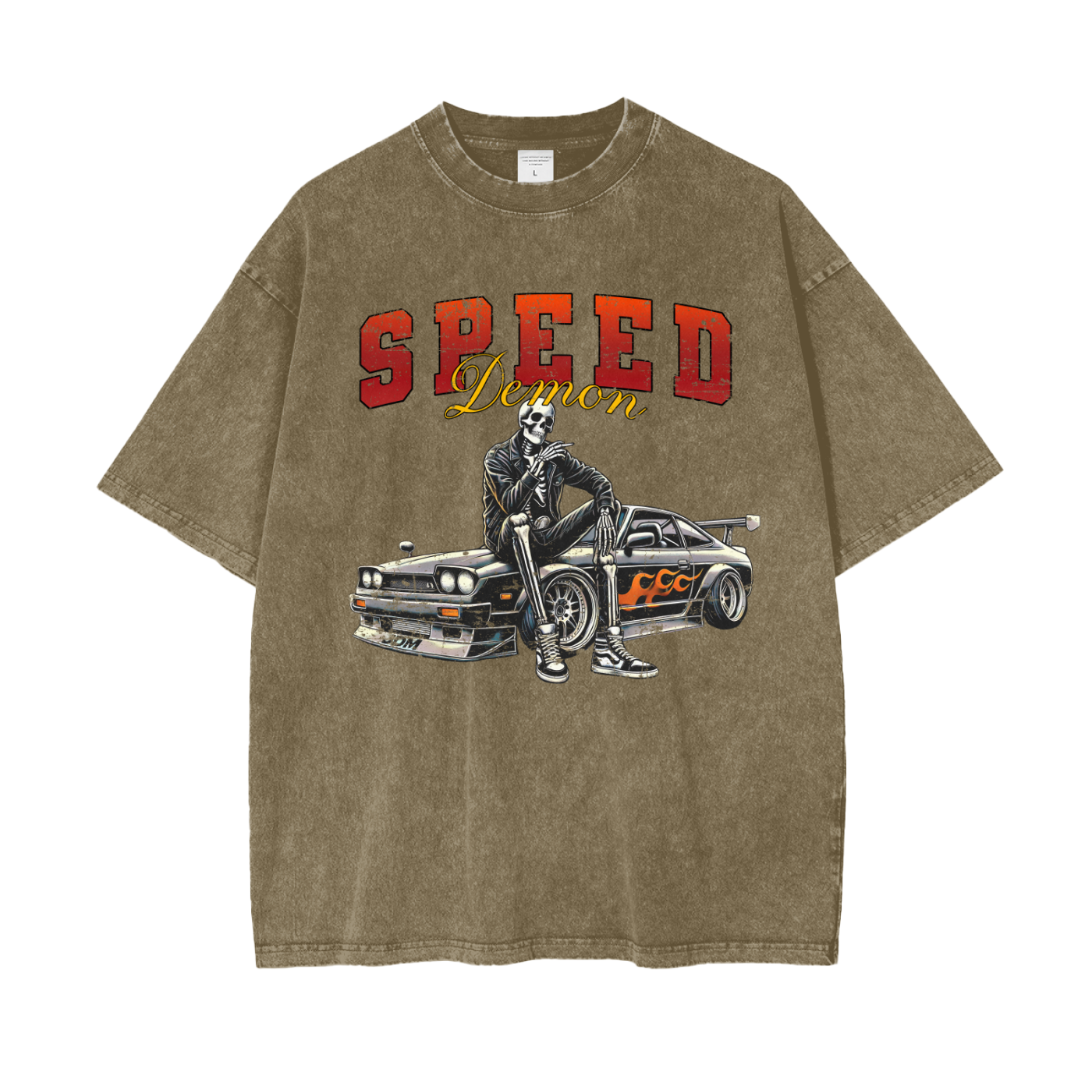 Skeleton Snow Washed T-Shirt