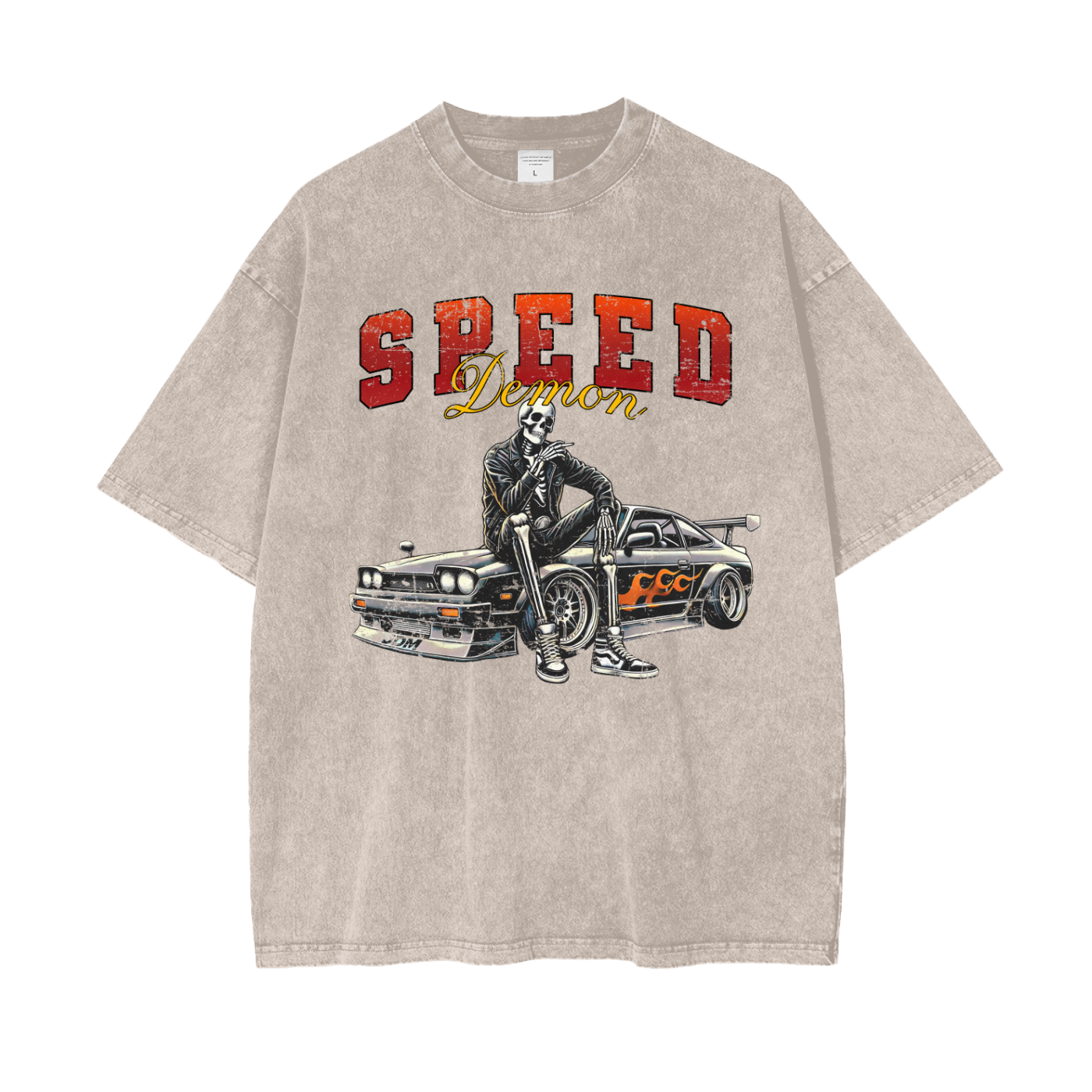 Skeleton Snow Washed T-Shirt
