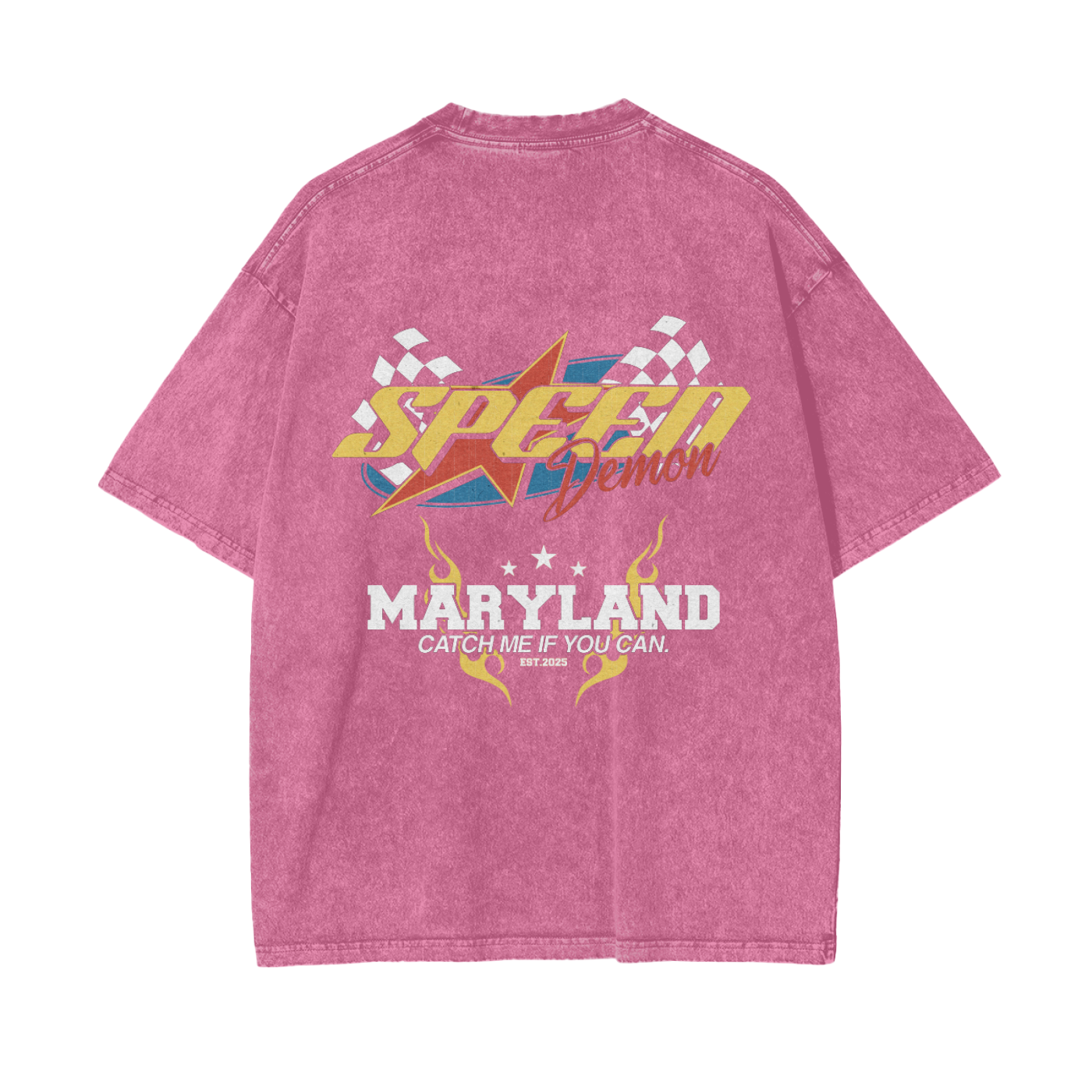 Speed Demon "Maryland" Washed T-Shirt