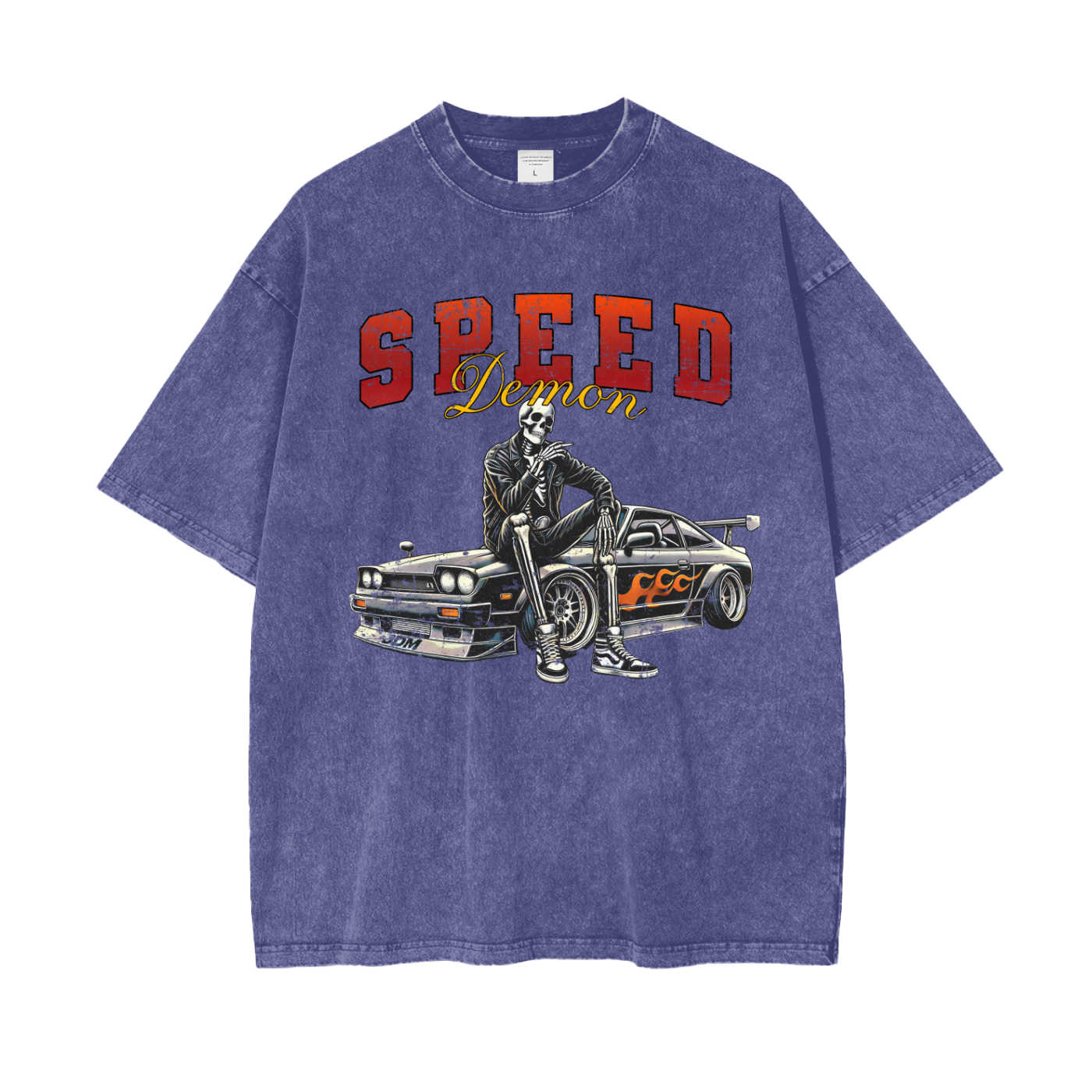 Skeleton Snow Washed T-Shirt