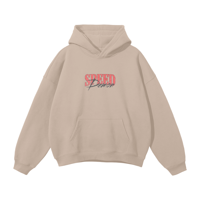 Racing Oversized Fleece Hoodie