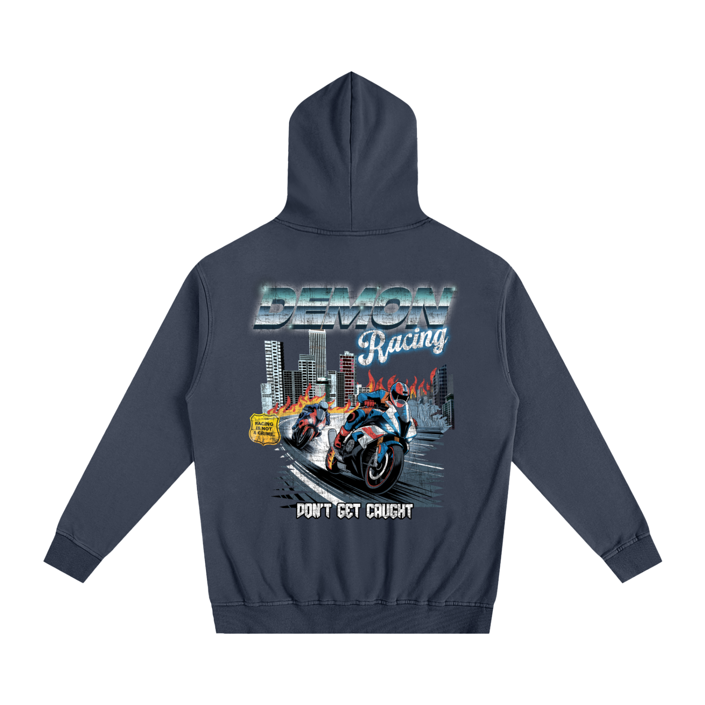 Hell On Wheels Oversized Essential Hoodie