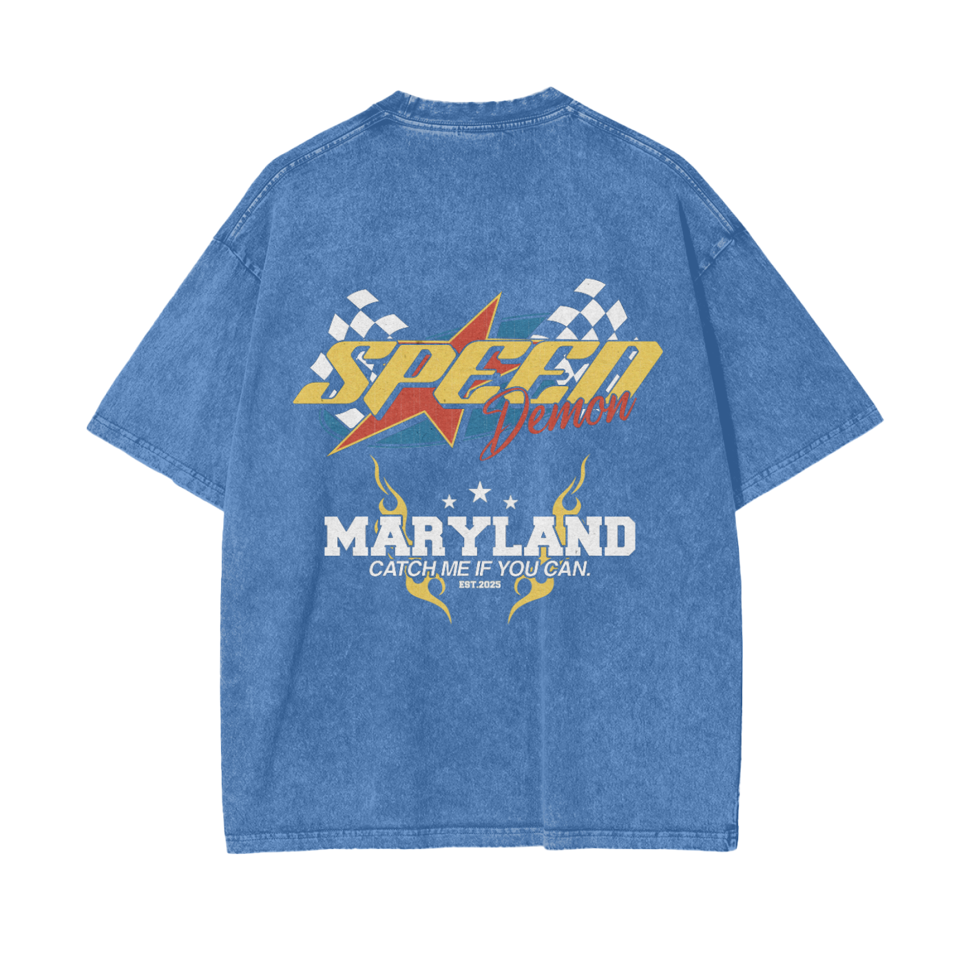 Speed Demon "Maryland" Washed T-Shirt