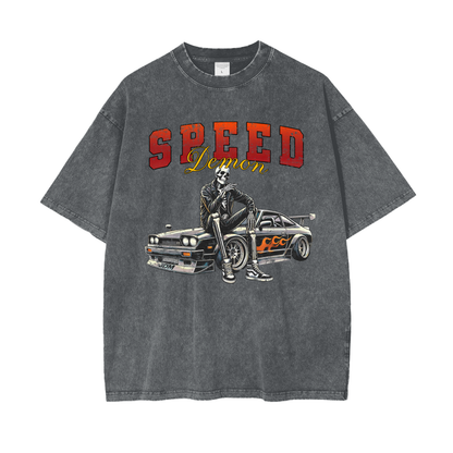 Skeleton Snow Washed T-Shirt