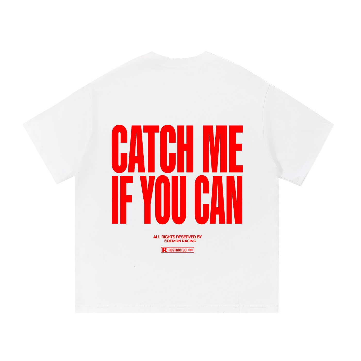 "Catch Me If You Can" T-Shirt (Red)