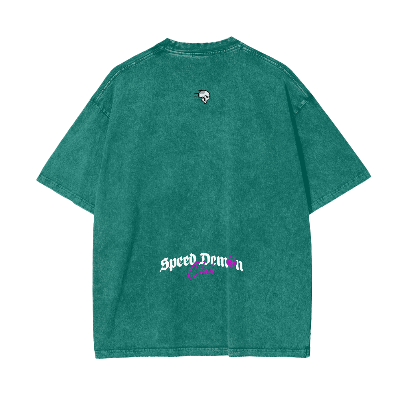Demon Club Oversized Washed T-Shirt | Official Streetwear