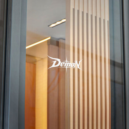 Demon Racing Signature V2 
DIE-CUT Decal (WHITE)