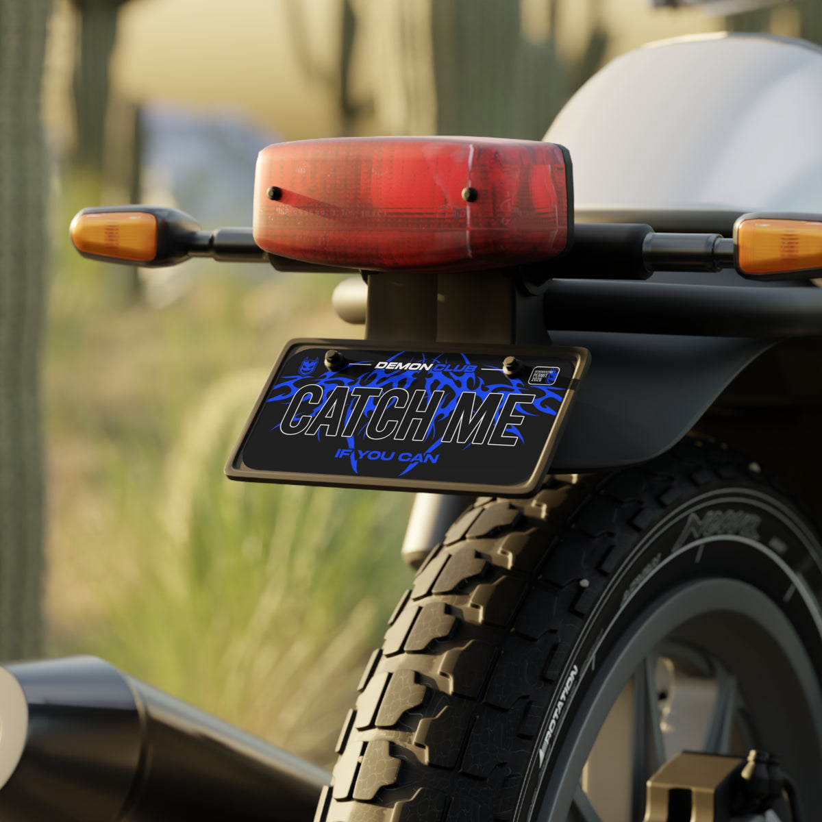 Vanity Plate Tribal “Blue”
