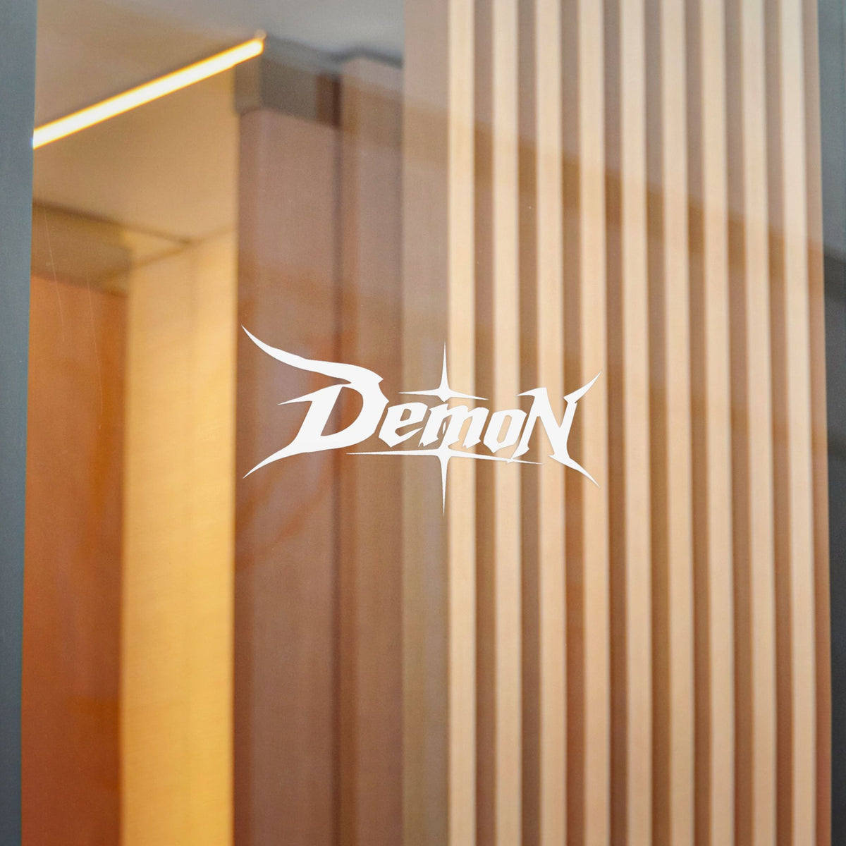 Demon Racing Signature V2 
DIE-CUT Decal (WHITE)