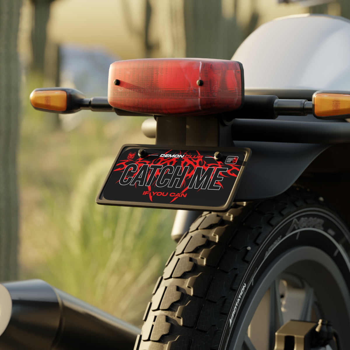 Vanity Plate Tribal “Red”