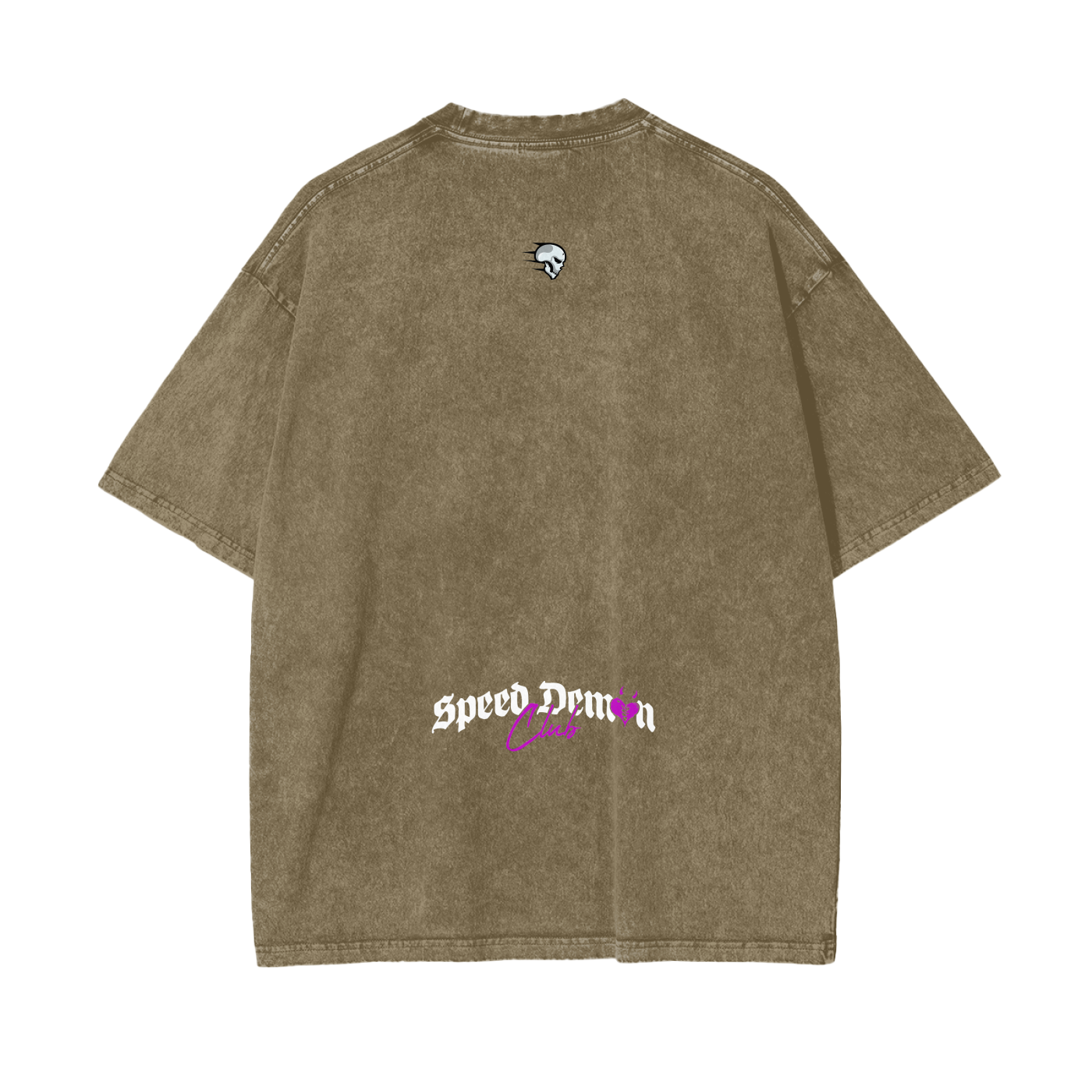 Demon Club Oversized Washed T-Shirt | Official Streetwear