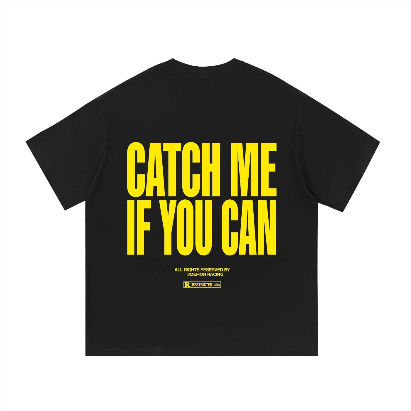 "Catch Me If You Can" T-Shirt (Yellow)