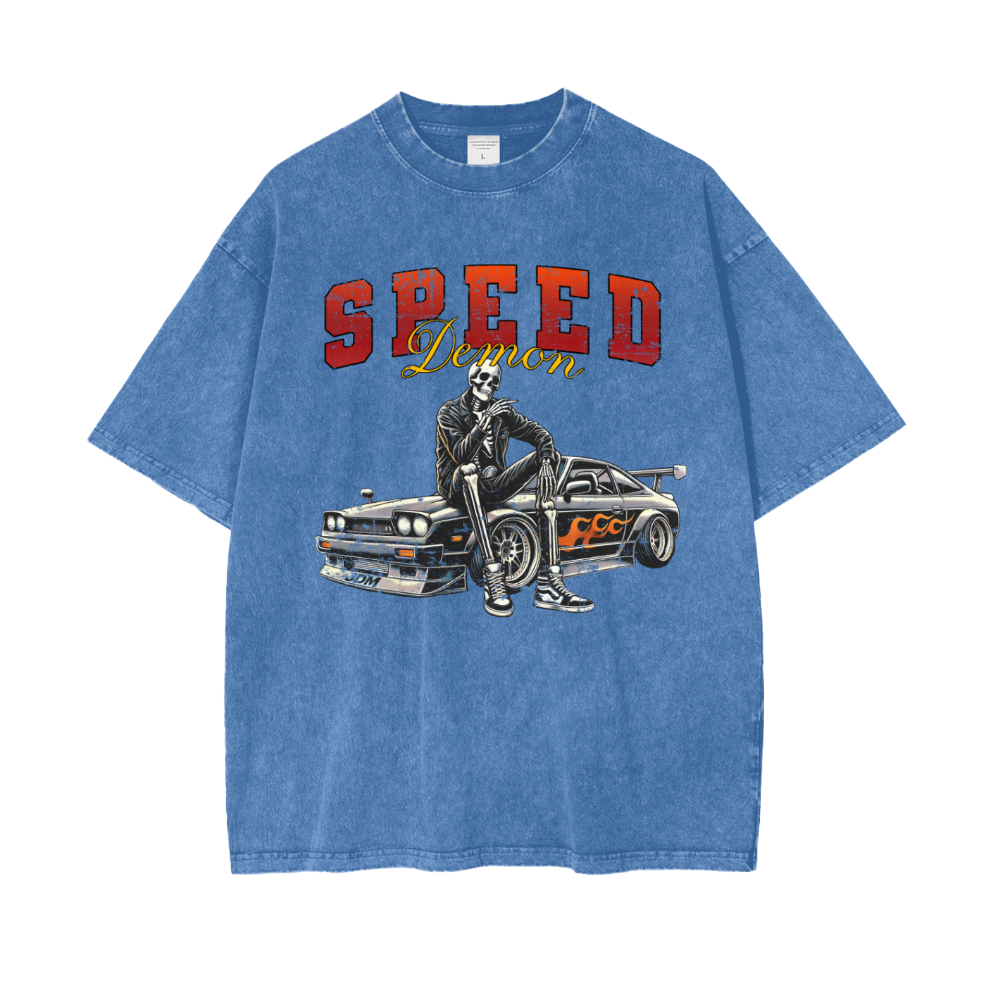 Skeleton Snow Washed T-Shirt
