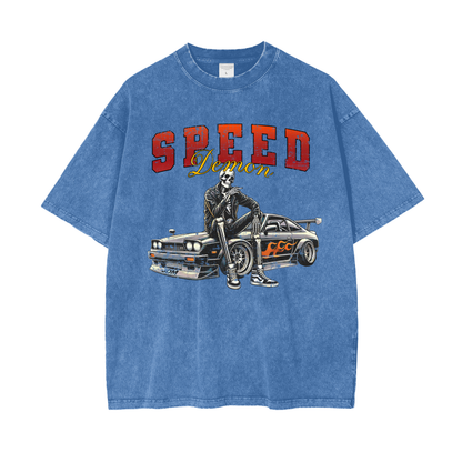 Skeleton Snow Washed T-Shirt
