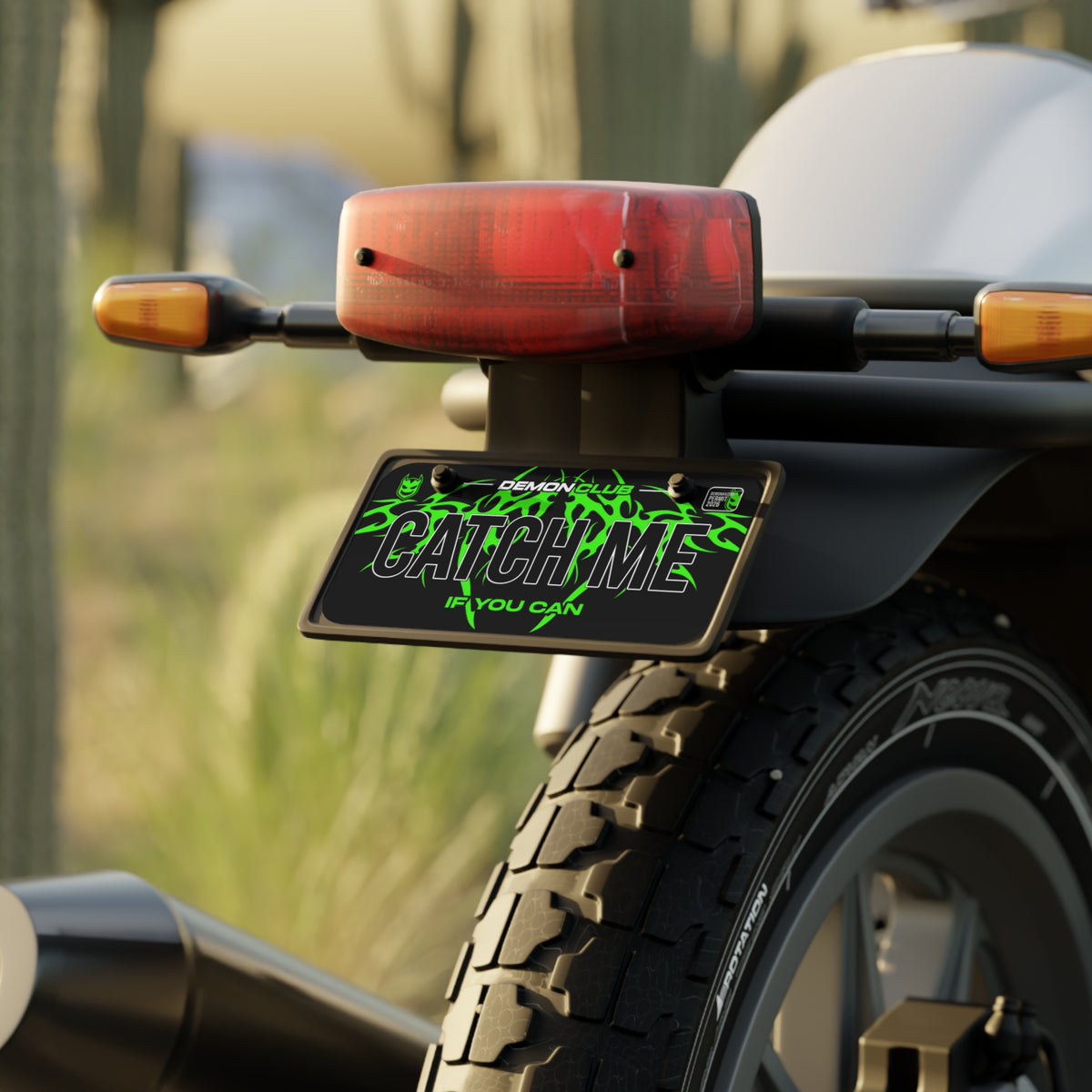 Vanity Plate Tribal “Green”