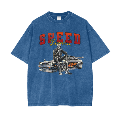 Skeleton Snow Washed T-Shirt