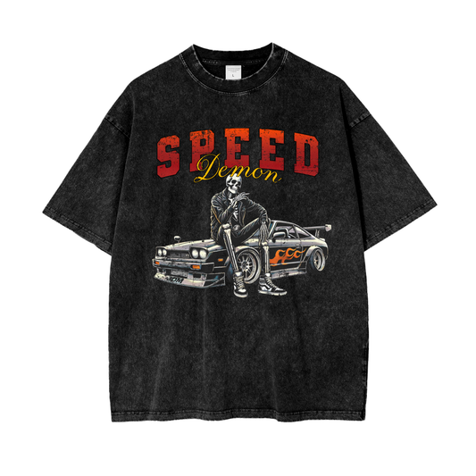 Skeleton Snow Washed T-Shirt