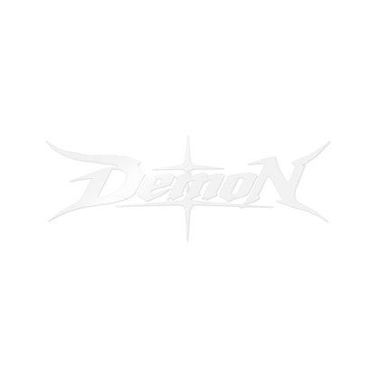 Demon Racing Signature V2 
DIE-CUT Decal (WHITE)