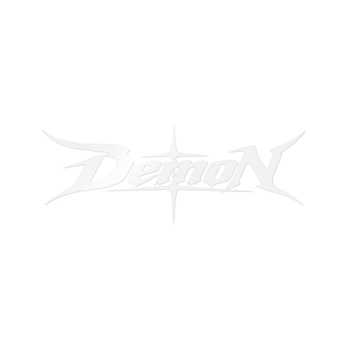 Demon Racing Signature V2 
DIE-CUT Decal (WHITE)