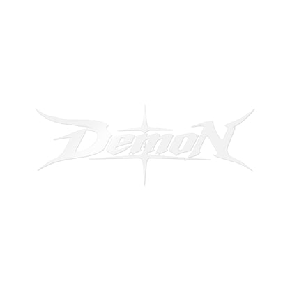 Demon Racing Signature V2 
DIE-CUT Decal (WHITE)