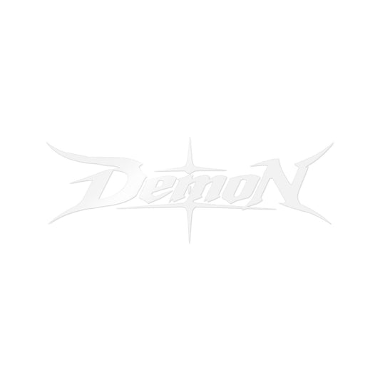Demon Racing Signature V2 
DIE-CUT Decal (WHITE)