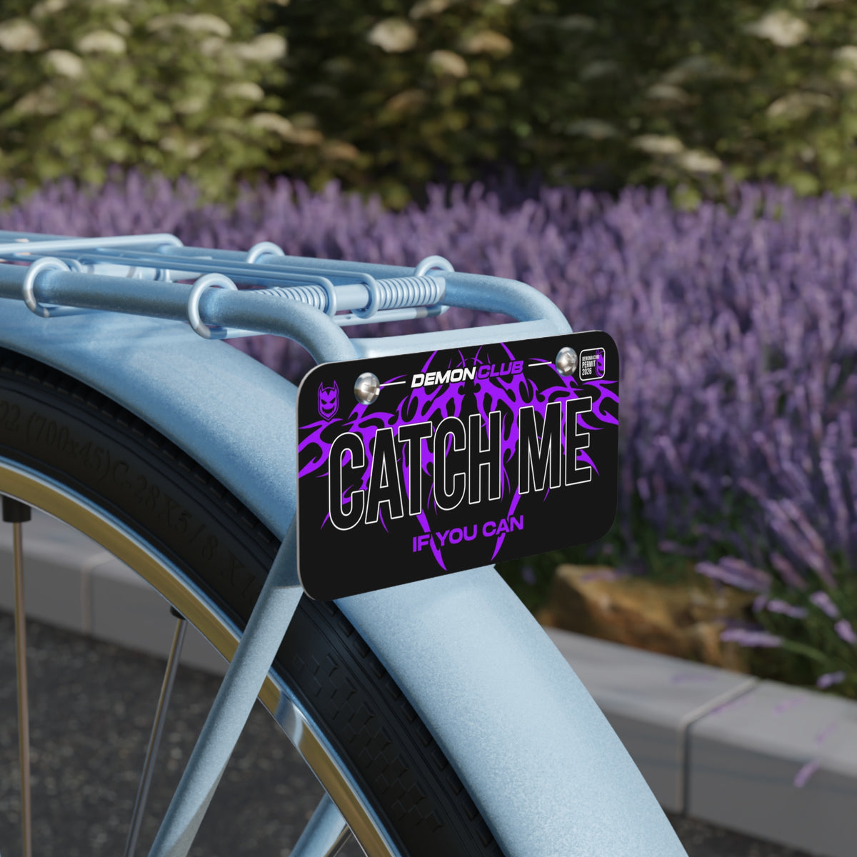 Vanity Plate Tribal “Purple”