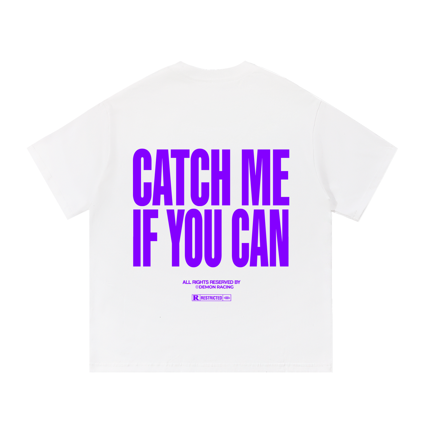 "Catch Me If You Can" T-Shirt (Purple)