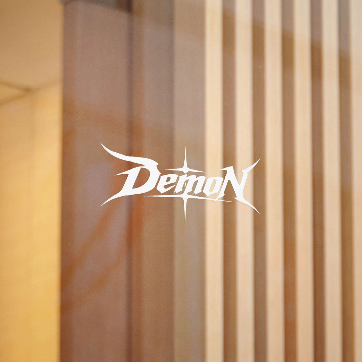Demon Racing Signature V2 
DIE-CUT Decal (WHITE)