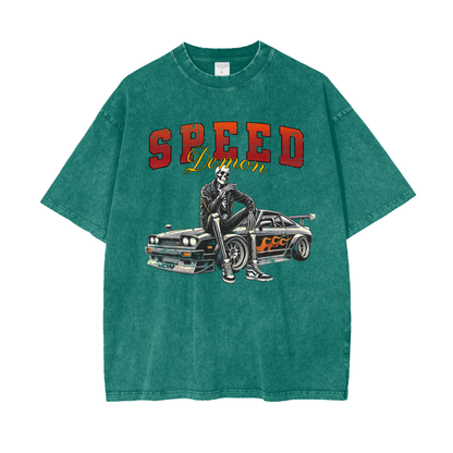 Skeleton Snow Washed T-Shirt