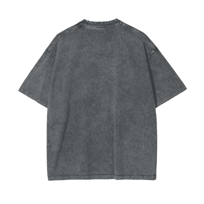 Skeleton Racer Snow Washed T-Shirt