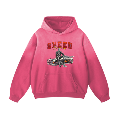 Skeleton Sunfade Oversized Hoodie