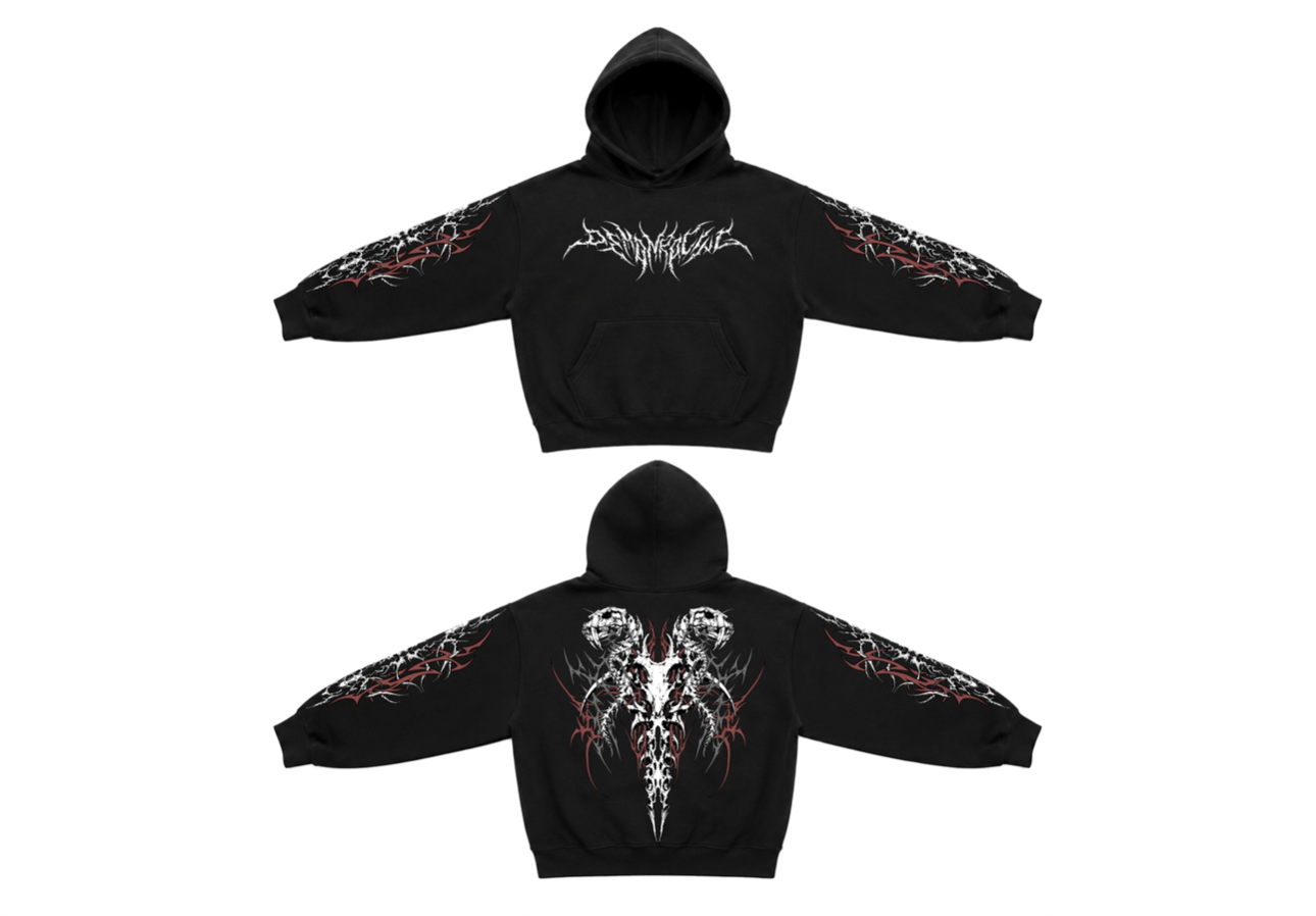 “Ritual” Oversized Hoodie (Reflective)